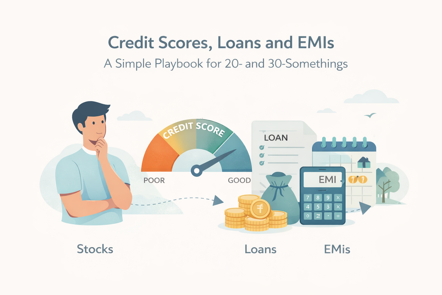 Credit Scores, Loans and EMIs: A Simple Playbook for 20- and 30-Somethings