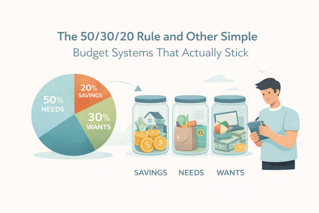 50/30/20 Rule and simple budget systems