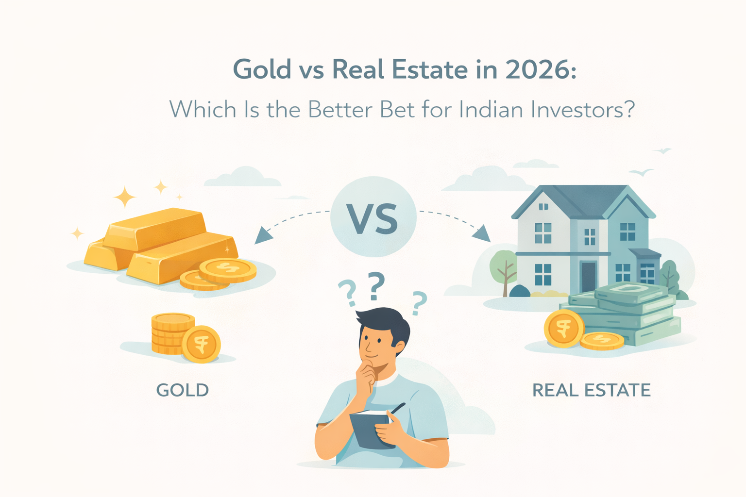 Gold vs Real Estate in 2026: Which Is the Better Bet for Indian Investors?