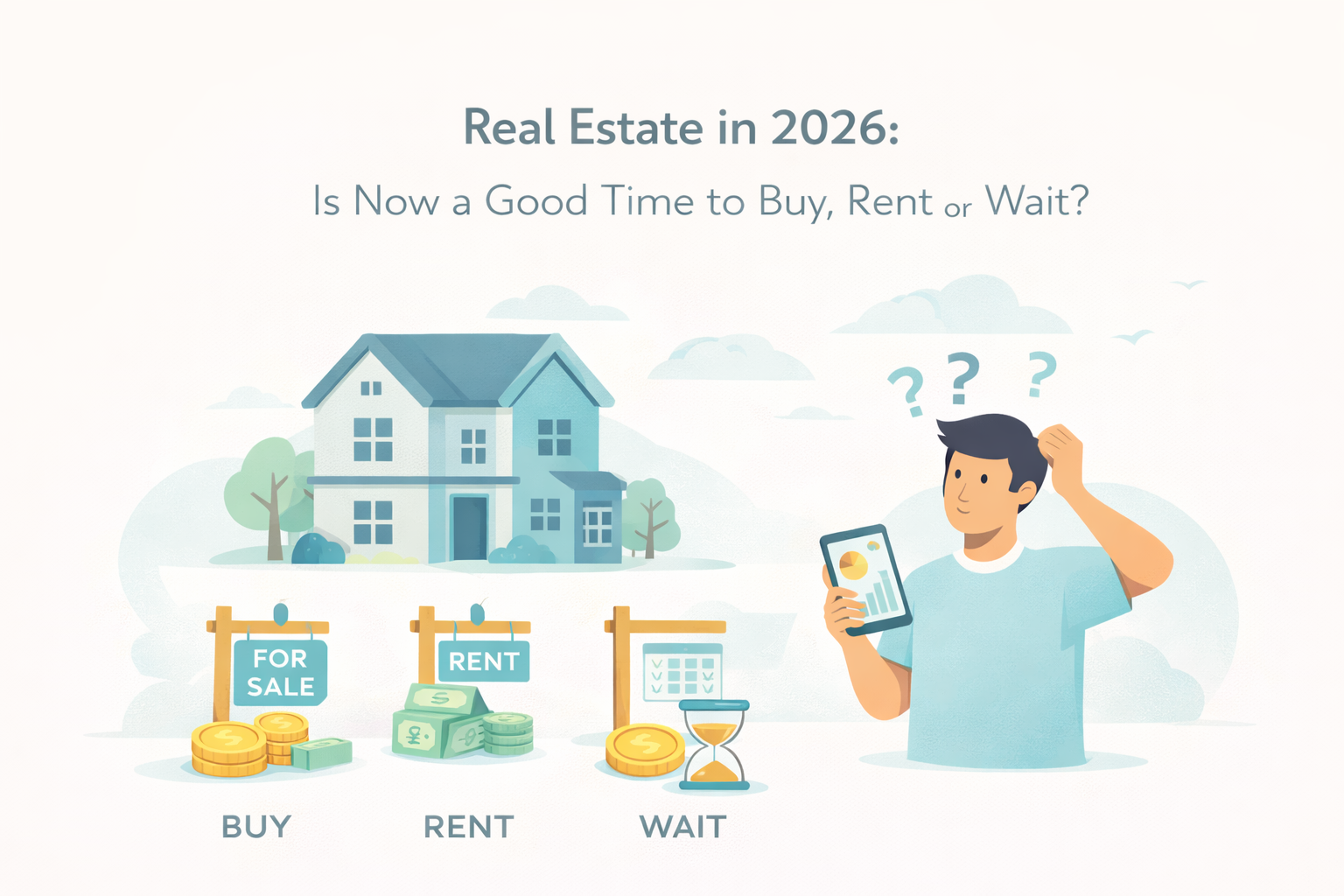 Real Estate in 2026: Is Now a Good Time to Buy, Rent, or Wait?
