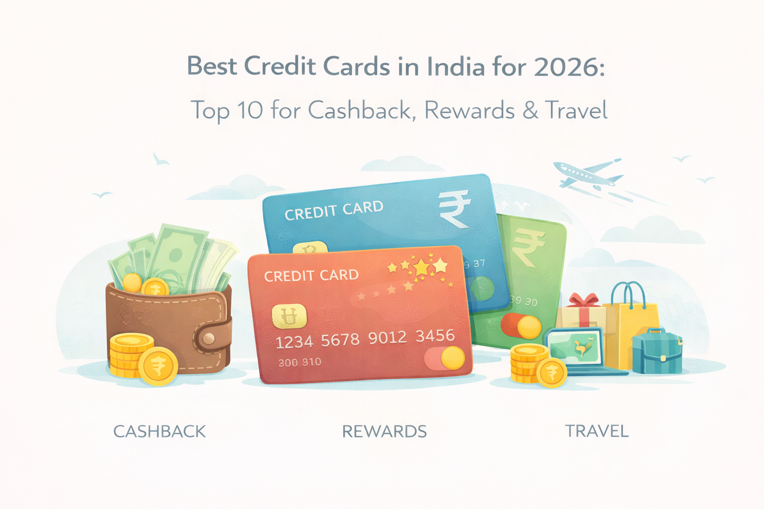 Best Credit Cards in India for 2026: Top 10 for Cashback, Rewards & Travel