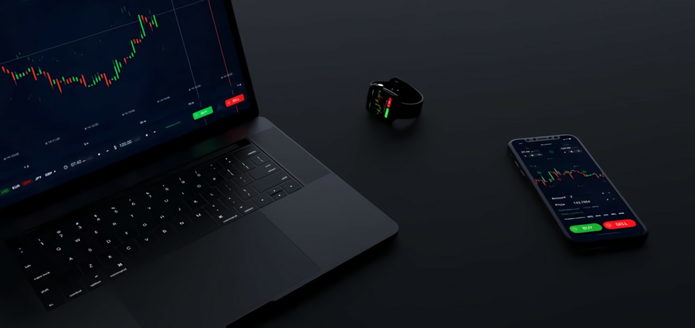 Financial charts and market data representing portfolio positioning after volatility
