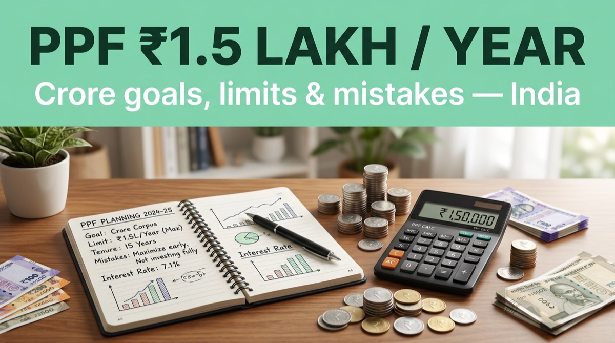 PPF at ₹1.5 Lakh a Year: Crore Goals, EEE Basics, and What Investors Miss