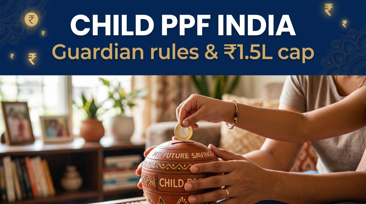 Child PPF in India: One Account, ₹1.5L Cap, Guardians, and Tax Hygiene