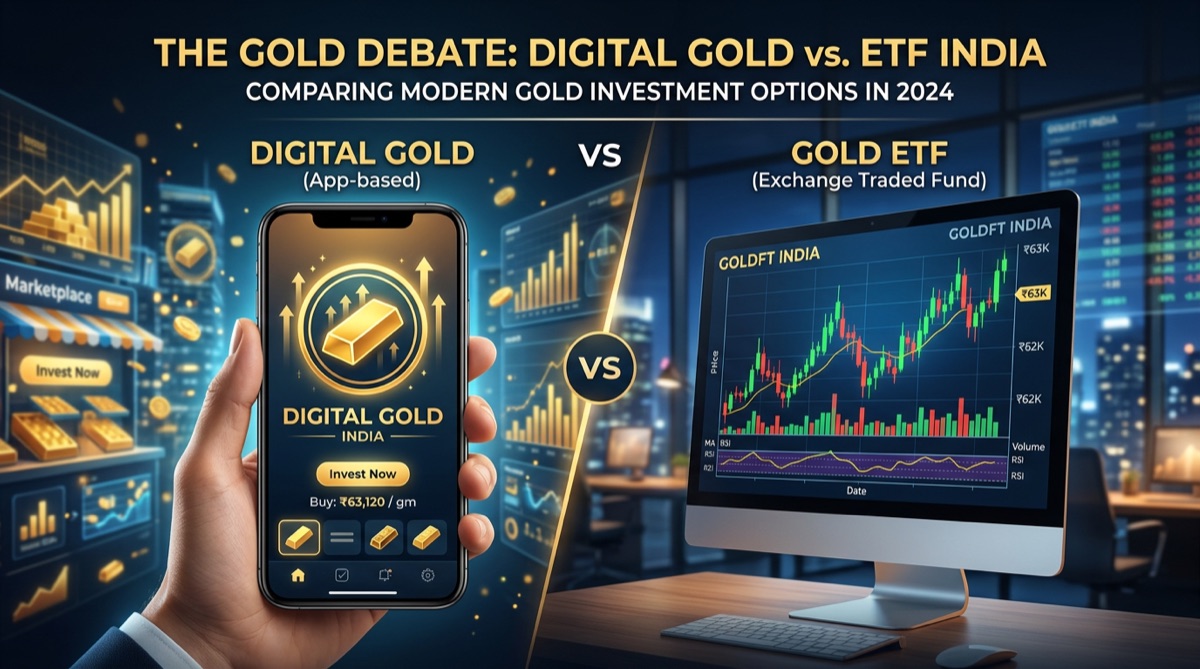 Digital Gold vs Gold ETFs in India: Costs, Custody, Liquidity, Taxes